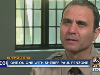 What plans does Sheriff Penzone have for Maricopa County?