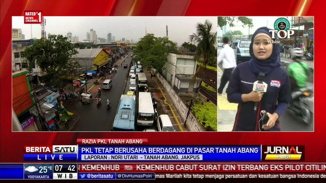 Tanah Abang kembali Bersih Pascapenertiban PKL