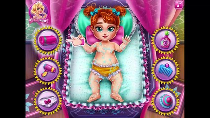 ♥ Frozen Games Baby Elsa And Anna Bath Disney Episode ♥