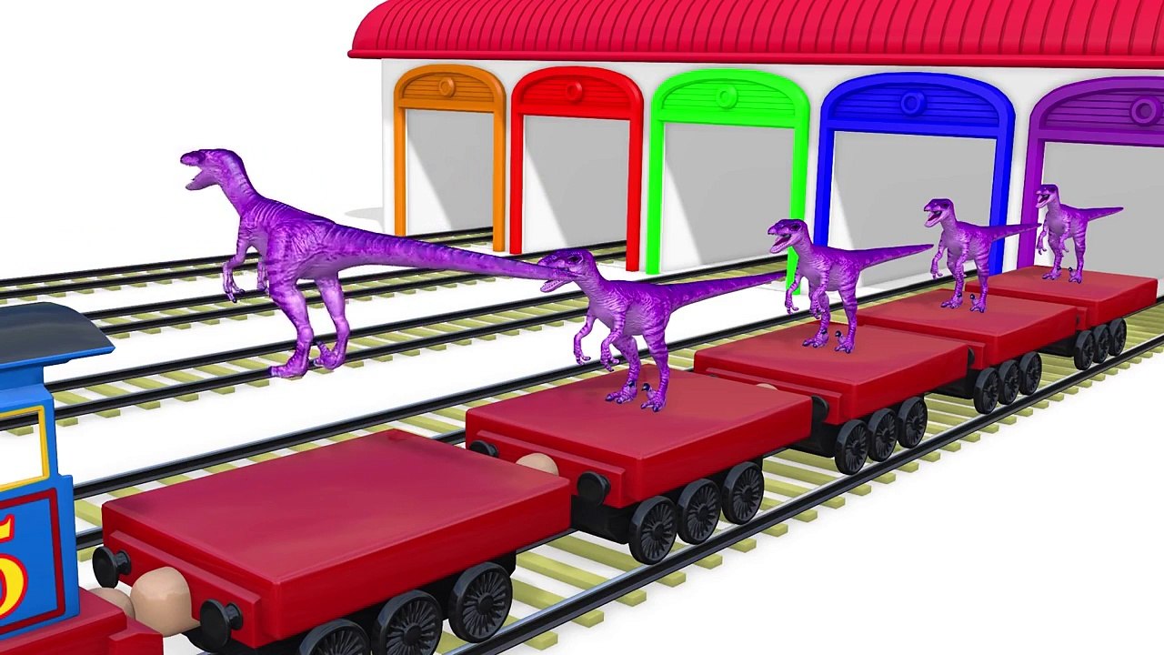 Learn Colors & Numbers for Kids - Dinosaurs & Animals - Learning Video For Children