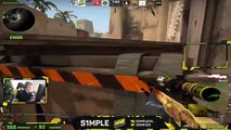 CS:GO - s1mple plays FPL on Mirage