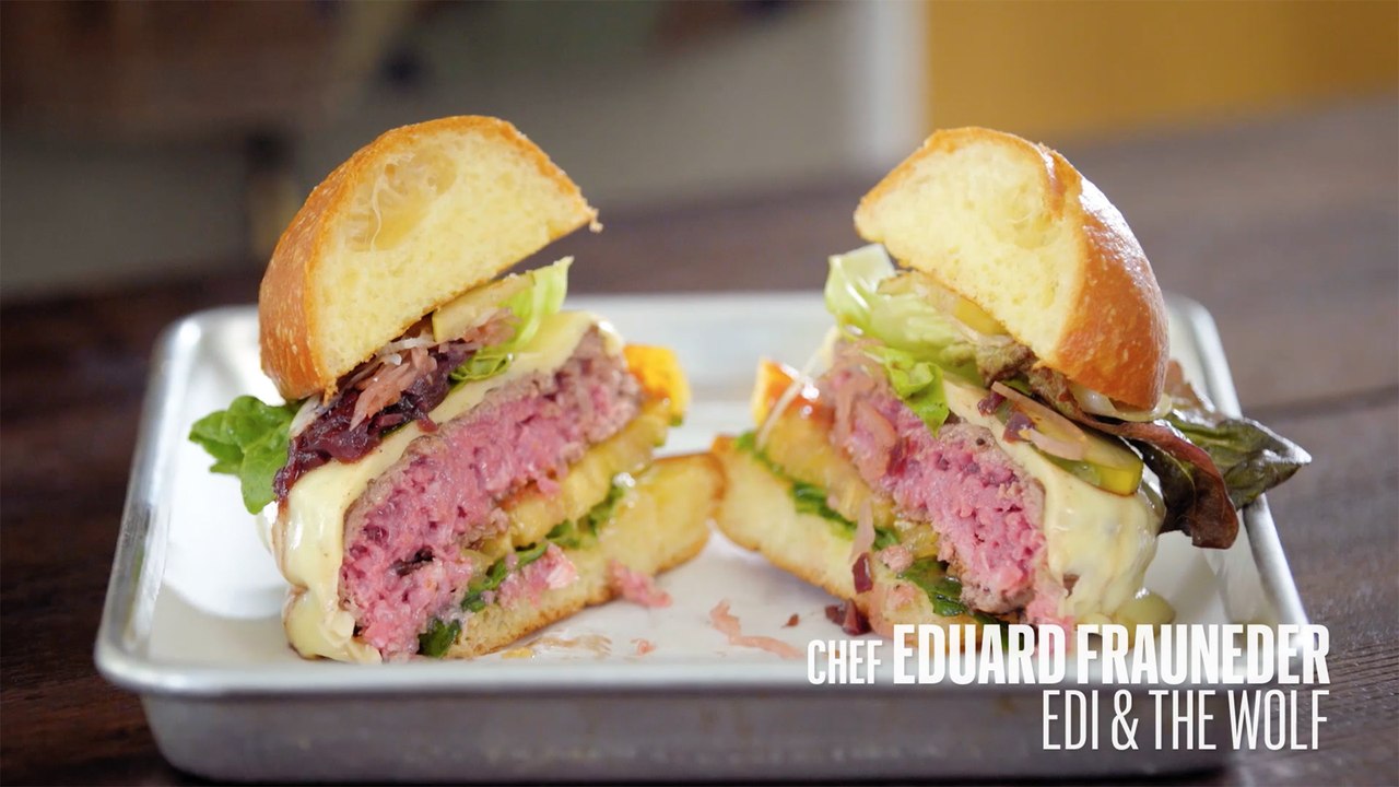 Napkins Necessary: Grilled Onion Gruyere Burger