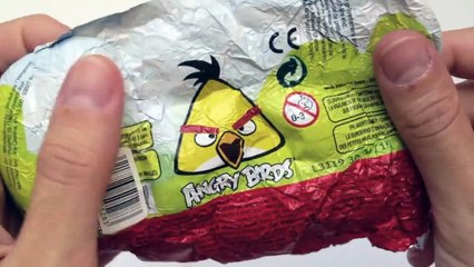 Surprise Eggs 3 Angry Birds Kinder Chocolate Surprise Toys Inside