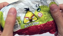 Surprise Eggs 3 Angry Birds Kinder Chocolate Surprise Toys Inside