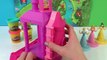 Play-Doh Disney Prettiest Princess Castle Cinderella Aurora Belle Girl Barbie Games Toys Playsets