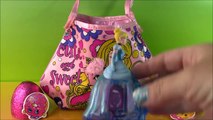 DISNEY PRINCESS palace pets Coloring Purse and Shopkins Inside OUT Toys DIY Purse
