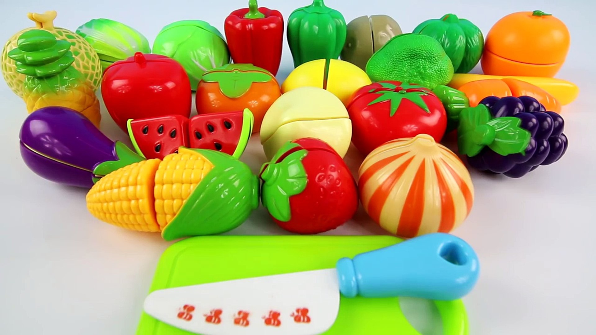 fruit vegetables velcro cutting toy set