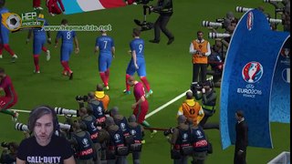 UEFA EURO 2016  PORTEKİZ - FRANSA | RONALDO vs GRIEZMANN | FINAL !!! | PES 2016 | PS4 #PORFRA | www.hepmacizle.net