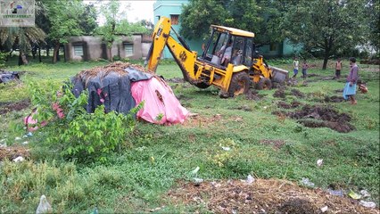 Jcb 3dx Backhoe Loader And Front Wheels Are Stuck In Mud @  Self Rescue Part 2