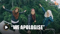 Youngsters who scaled ‘Ipoh’ sign apologise