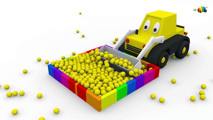 Learn Colors with Rainbow Color Truck Colors for Kids - Kids and Children Learning Videos