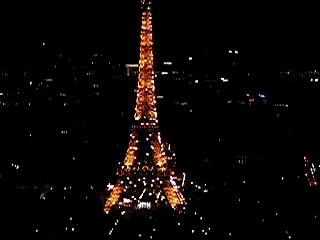 La Tour Eiffel illuminée