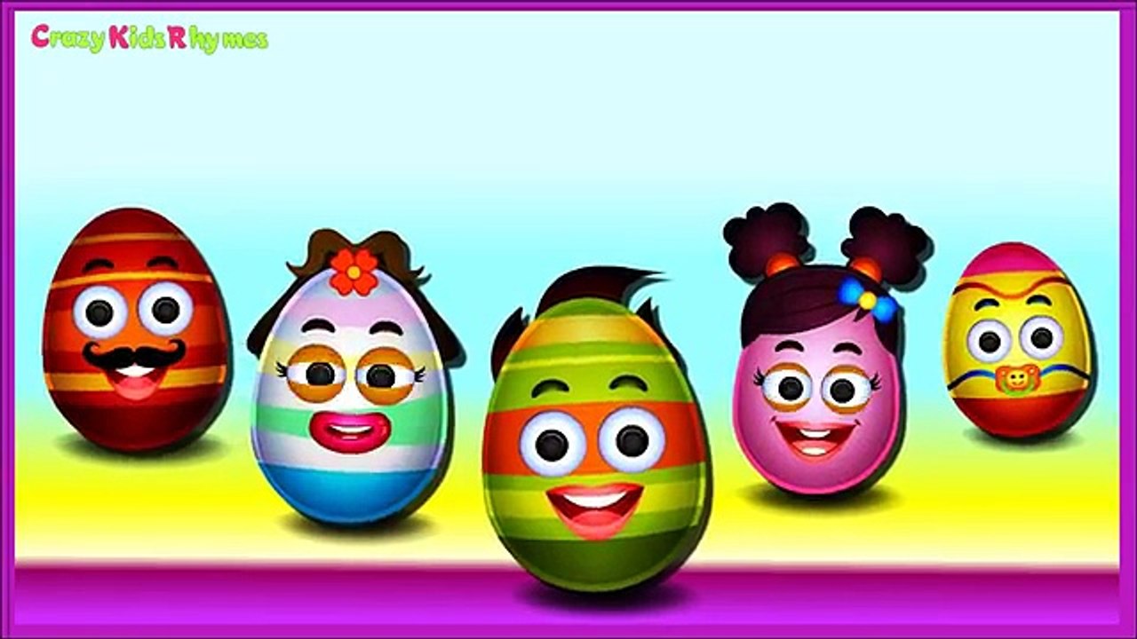 EASTER EGGS Finger Family Nursery Rhyme | EGG Finger Family Song | Easter Eggs Family Song