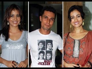 Sonali Kulkarni, Randeep Hooda & Divya Dutta At The Music Launch of 'Love Khichdi'