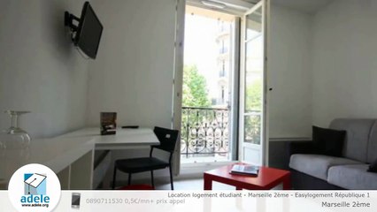 Location logement étudiant - Marseille 2ème - Easylogement République 1