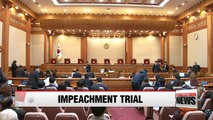 Constitutional Court holds second hearing in president's impeachment trial