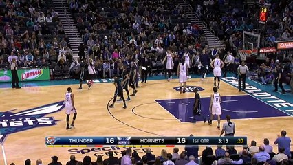 Russell Westbrook Hits Referee in Head  Thunder vs Hornets  Jan 4, 2017  2016-17 NBA Season