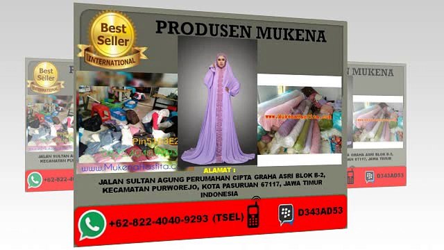 No WA: +62 822-4040-9293 (Telkomsel), Produsen Mukena Anak Murah Gratis Ongkir