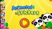 Baby Panda Play & Learn New Words   Animated Stickers - Vehicle Themes   Babybus Kids Games