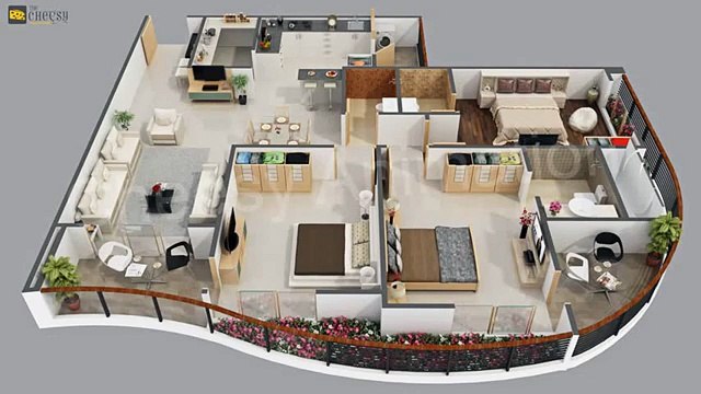 3D Floor Plan Design3D Floor Plan Design, Interactive 3D isometric Studio.