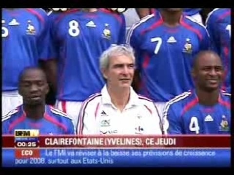 FOOT La photos de l’équipe de France de foot