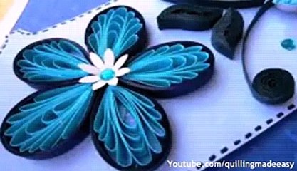Quilling_Art and Craft_how to make Flowers  by Quilling