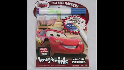 Imagine Ink Disney Pixar Cars Color Changing Coloring Book Mess Free Marker Bendon Publishing