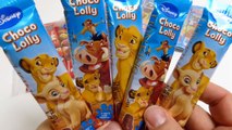 Disney Lolly Chocolates Mickey Mouse, Cars, King of Lions and German Sandman