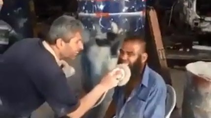 Blanchiment des dents à la polisseuse.