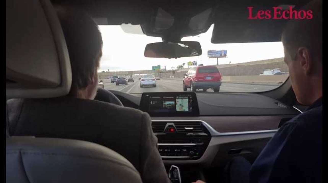 CES 2017 : à bord d'une BMW en mode autonome sur les routes de Las Vegas