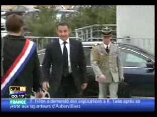 NICOLAS SARKOZY en alsace A mulouse bfmtv 7 09 2007