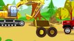Der Gelbe Bagger und der Lastwagen Die große Autos für Kinder Cartoon für Kinder