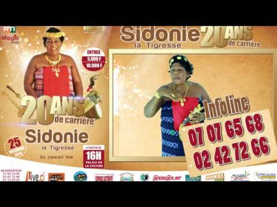 Spot concert Sidonie la tigresse