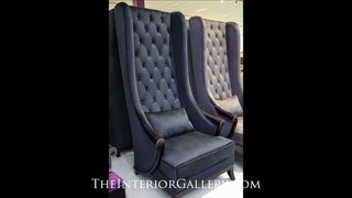 The Interior Gallery | High Back Chair - Black