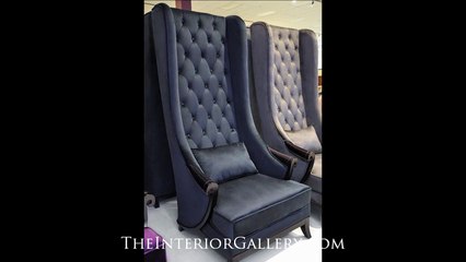 The Interior Gallery | High Back Chair - Black