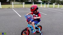 Venom Steals Spiderman Bicycle Kids Spidey Bike