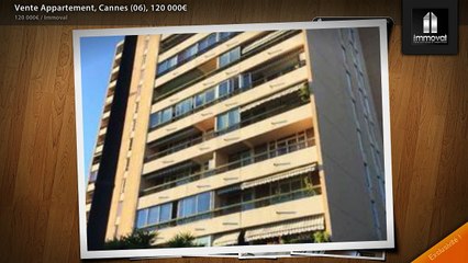Vente Appartement, Cannes (06), 120 000€