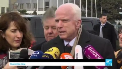 US - Senator McCain on a mission to investigate Russia's alleged hacking of presidential election