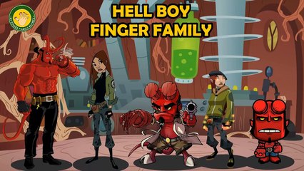 HELL BOY Finger Family Nursery Rhymes MY FINGER FAMILY RHYMES