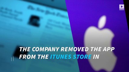 Apple pulls New York Times app from store in China