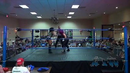 Скачать видео: Athena (NXT's Ember Moon) VS. Lufisto - Absolute Intense Wrestling