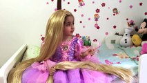 Rapunzel Hair Disaster TANGLED BY MALEFICENT Real Life Disney Princess Movie   Jasmine