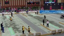 Huitièmes de finale, tir rapide en double U23, Australie et Bosnie Herzégovine, Sport Boules, Mondial Jeunes, Monaco 2016