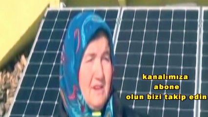 58 Yaşındaki Kezban Teyze Köyüne Güneş Enerji Santrali Kurdu !!!