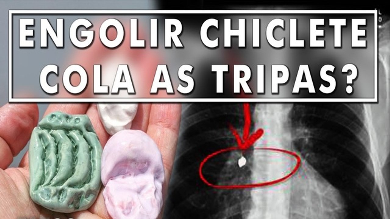 O Que Acontece no seu corpo Quando você Engole o Chiclete
