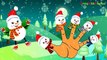 Christmas Jingle Bells Snow Man Cartoon Finger Family Nursery Rhymes Songs Animated Cartoons