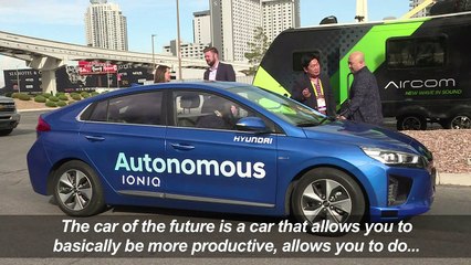 Hyundai unveils its self-driving car