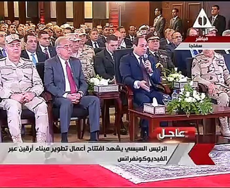 بالفيديو.. السيسي لـ"المشككين": "فى ناس بتقلل من عملنا واحنا بنجهز بلدنا لمستقبل أفضل"