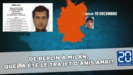 Attentat à Berlin: Quel a été le trajet d'Anis Amri jusqu'à Milan?