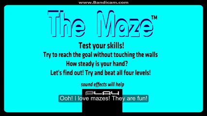 AGK's Dad plays the Scary maze game